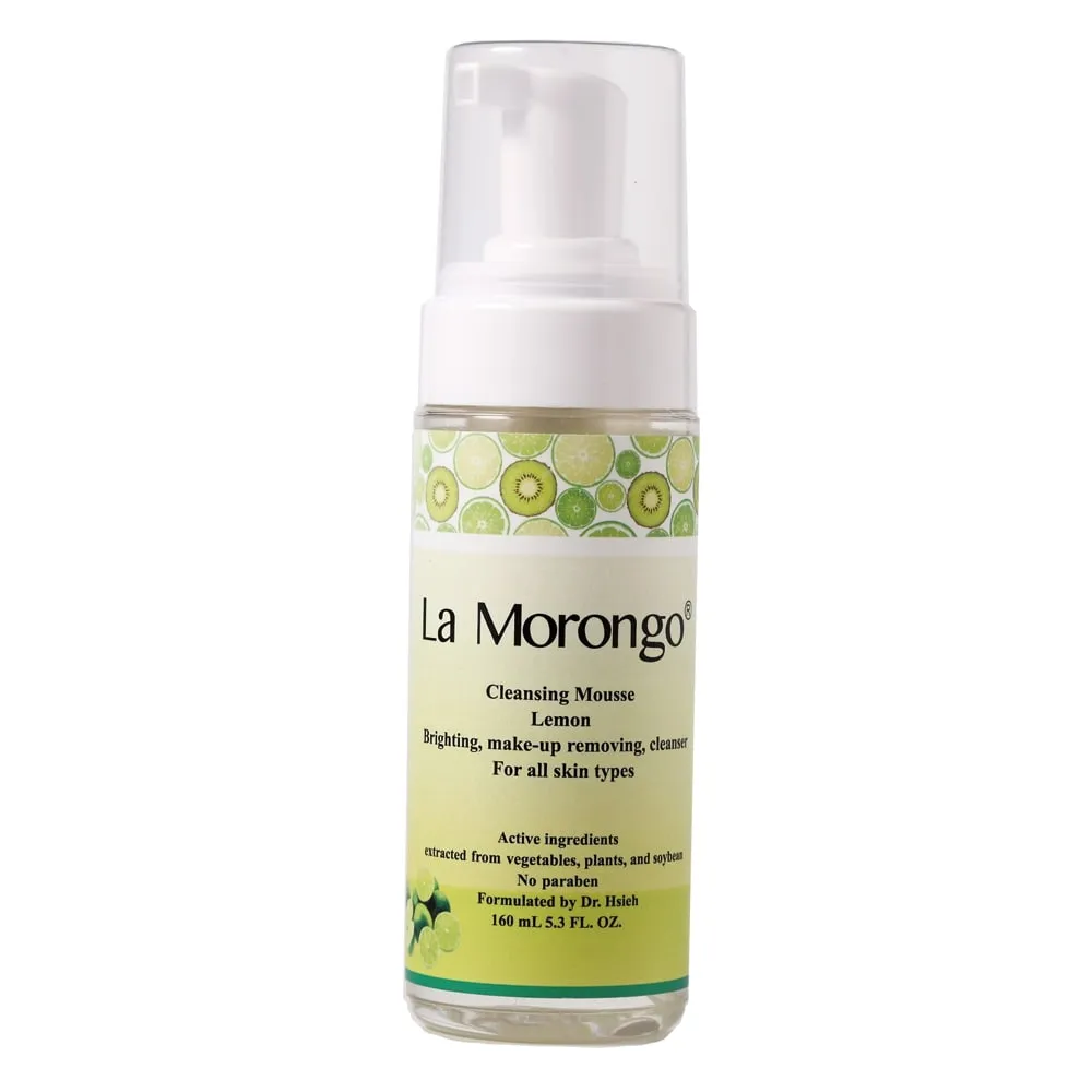 【La Morongo Co. 法國樂木美品】檸檬左旋Ｃ淡斑美白 卸妝洗臉 潔面慕斯 160mL三入組(美白 淡斑 保濕 舒緩)