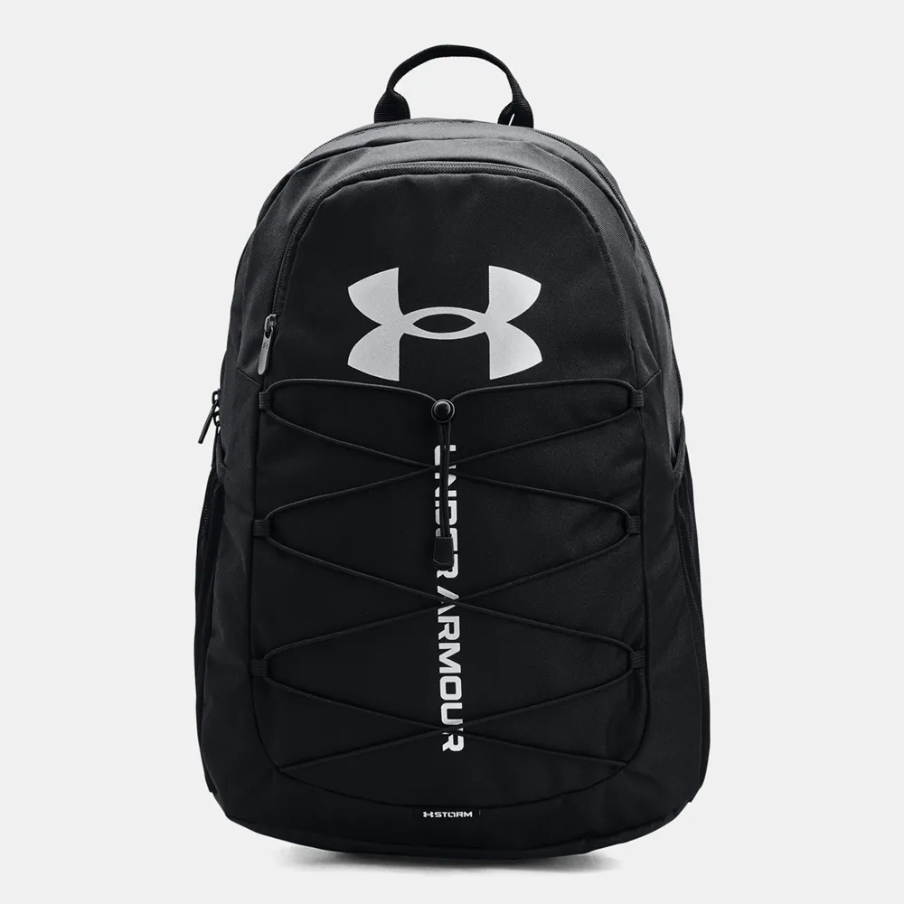 【UNDER ARMOUR】Hustle Sport 後背包 筆電夾層 防潑水(1364181001 黑)