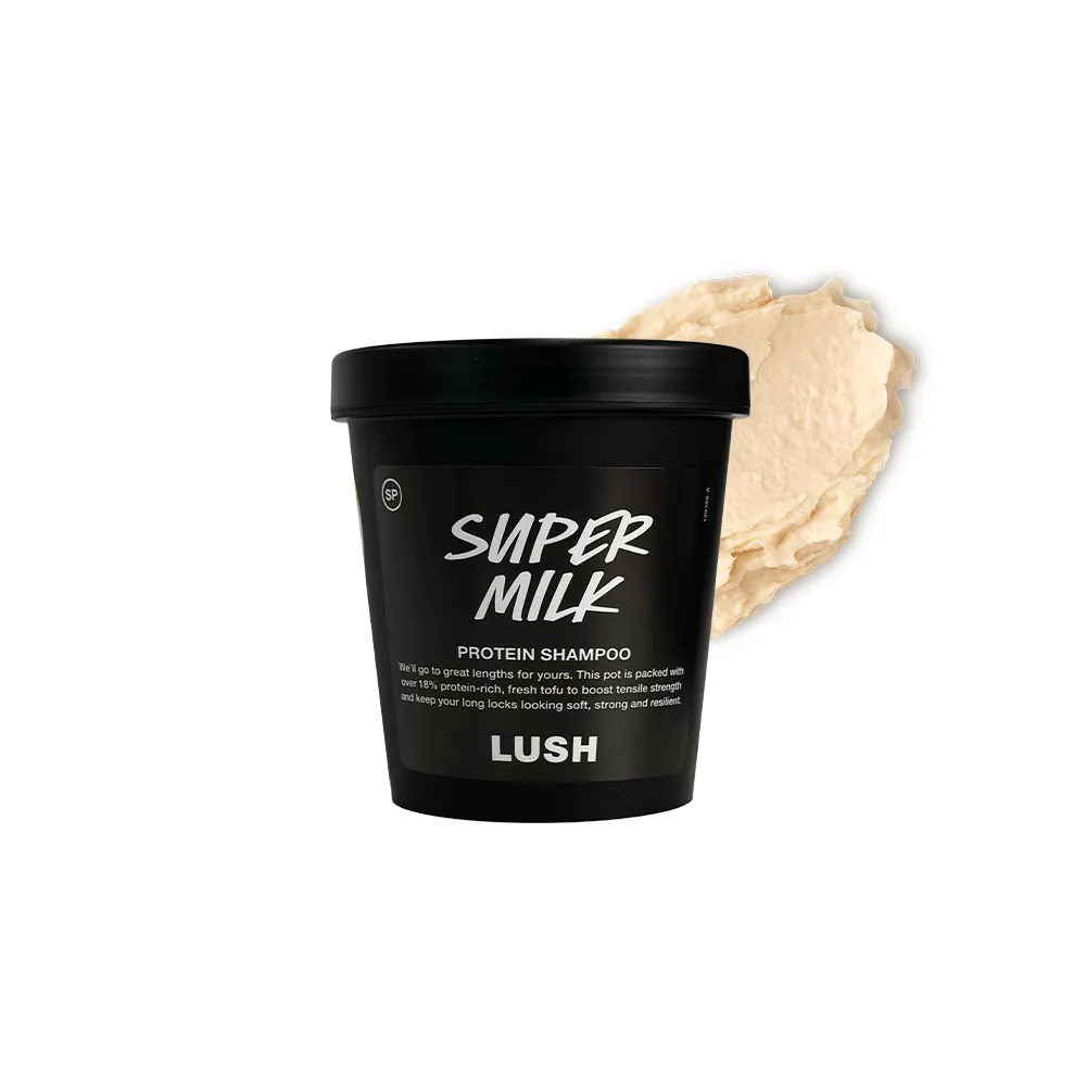 【LUSH 嵐舒】Super Milk 燕麥奶洗髮乳 230g(洗髮精/豆腐/潤澤/亮澤/減少斷裂)