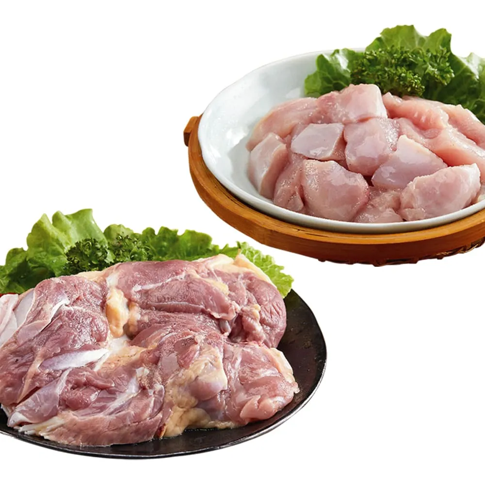 【國際牛肉店】雞胸丁/去皮雞胸/任選8包(清真台灣放山土雞肉)