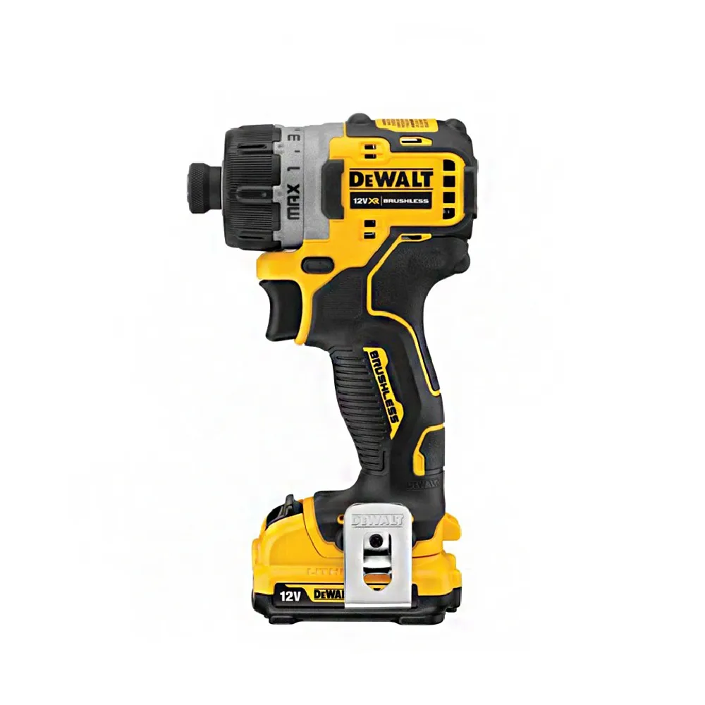 【DEWALT 得偉】12V 無刷式調扭起子機 (2.0Ah雙電) (DCF601D2)