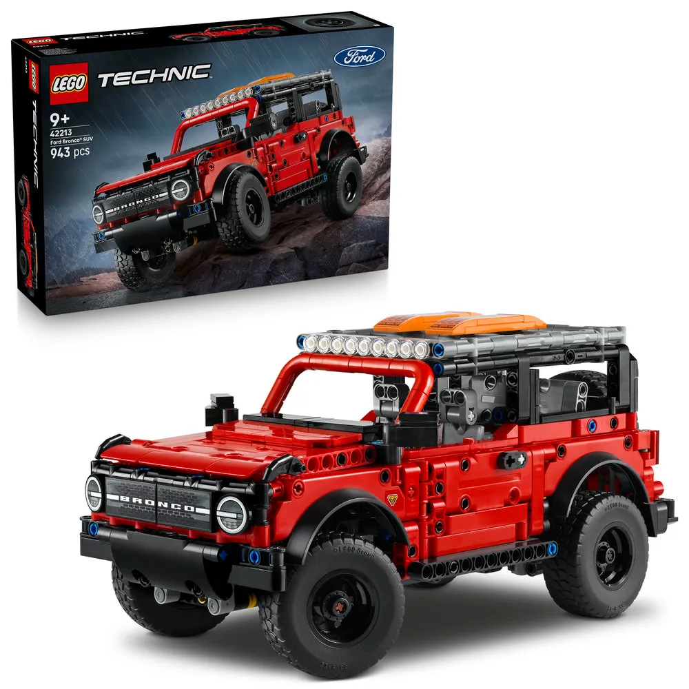 【LEGO 樂高】科技系列 42213 Ford Bronco 休旅車(福特汽車 汽車模型 居家擺設 積木)