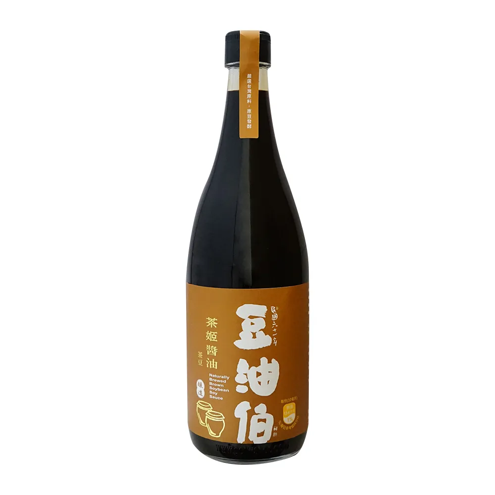 【豆油伯】茶姬釀造醬油680ml