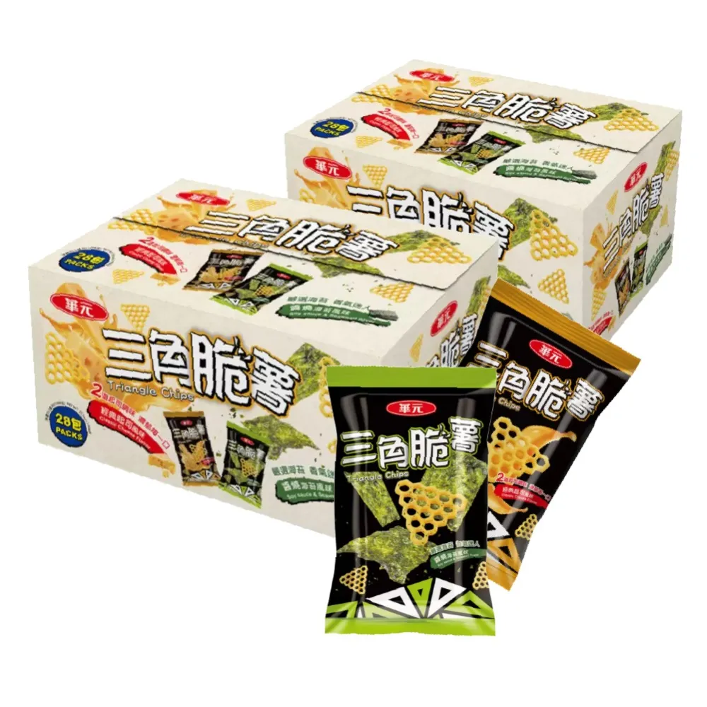【美式賣場】華元 三角脆薯分享箱x2箱(36gx28包/箱)