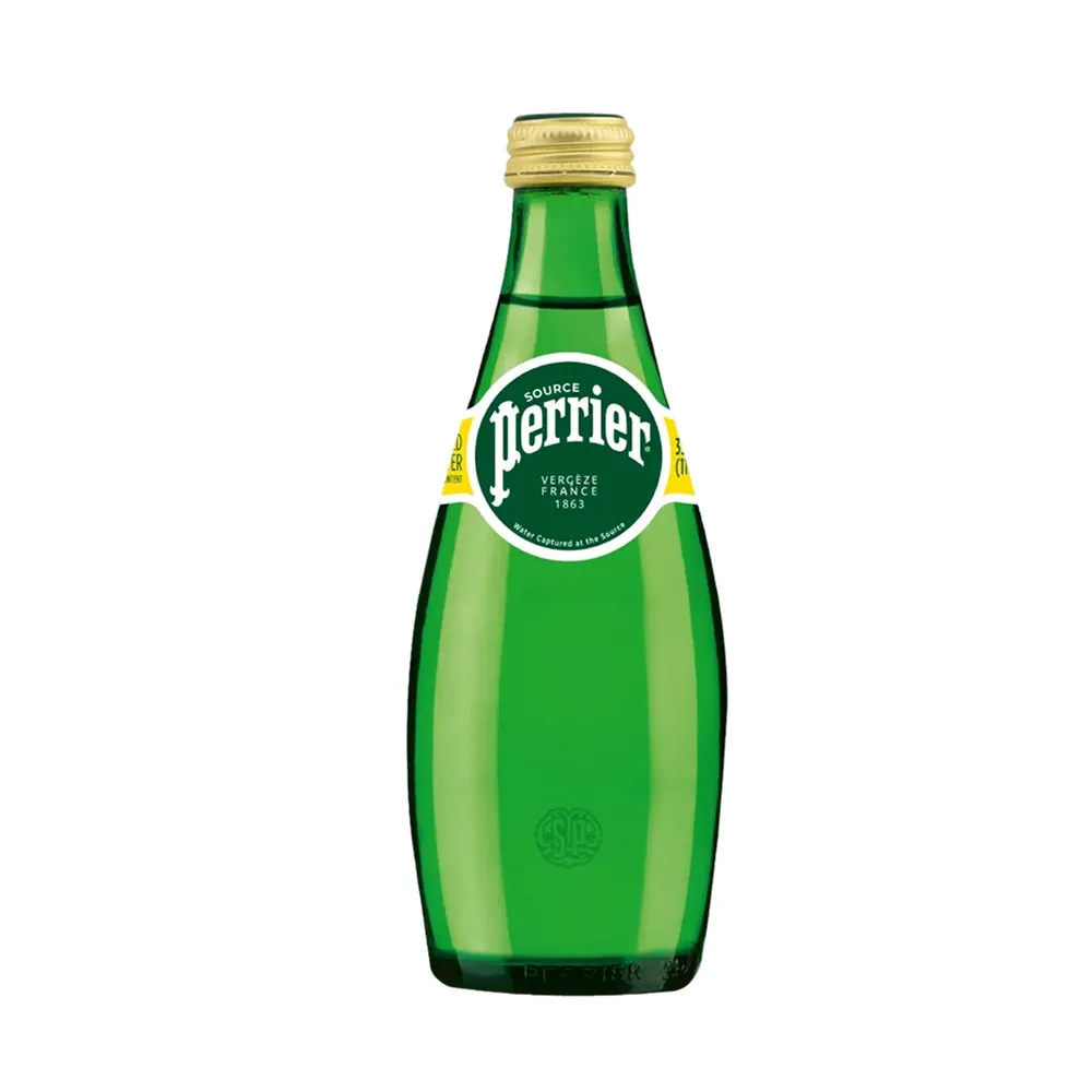 【Perrier 沛綠雅】氣泡天然礦泉水330mlx24入/箱(進口氣泡水)