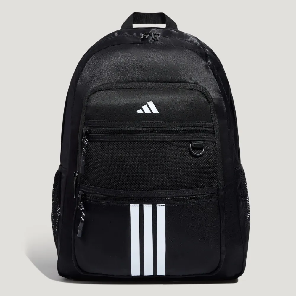 【adidas 愛迪達】後背包 運動包 書包 旅行包 大容量 STD PKT BP 黑 KY9952