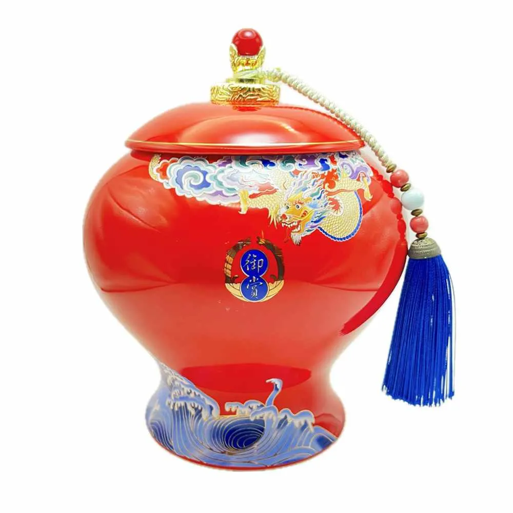 【藏古祥館】御賞陳年老篸宮廷普洱  紅罐(熟茶 散茶 普洱 猛海)