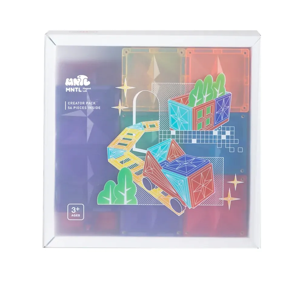 【MNTL】MNTL 創造者組合 駕駛員車車 禮盒組(56pcs) 限量送 磁吸大眼睛