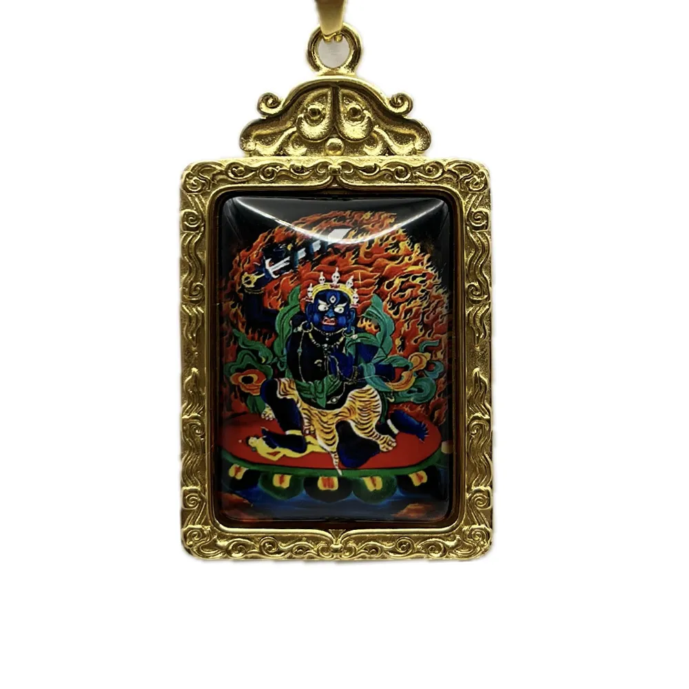 【藏古祥館】不動明王唐卡A0136(不動明王菩薩 唐卡 生肖屬雞 平安 吉祥)