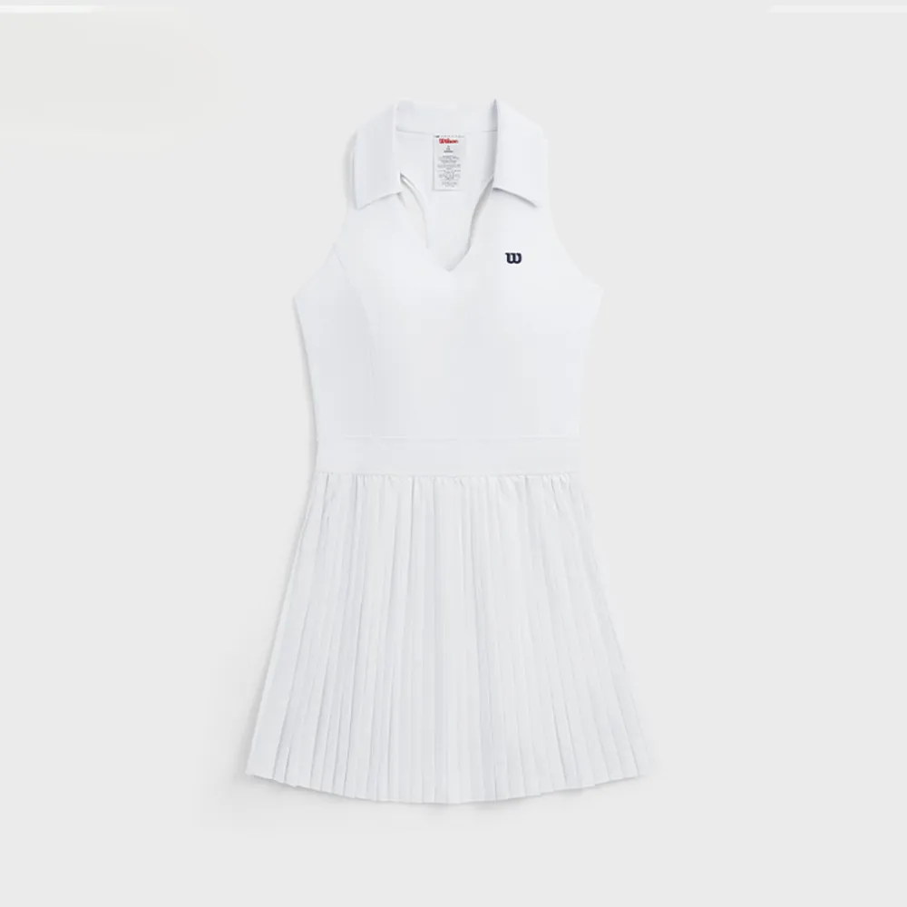 【WILSON】Sports Dress Bright White 女款 服飾 連身裙 白色 WE00341W001001