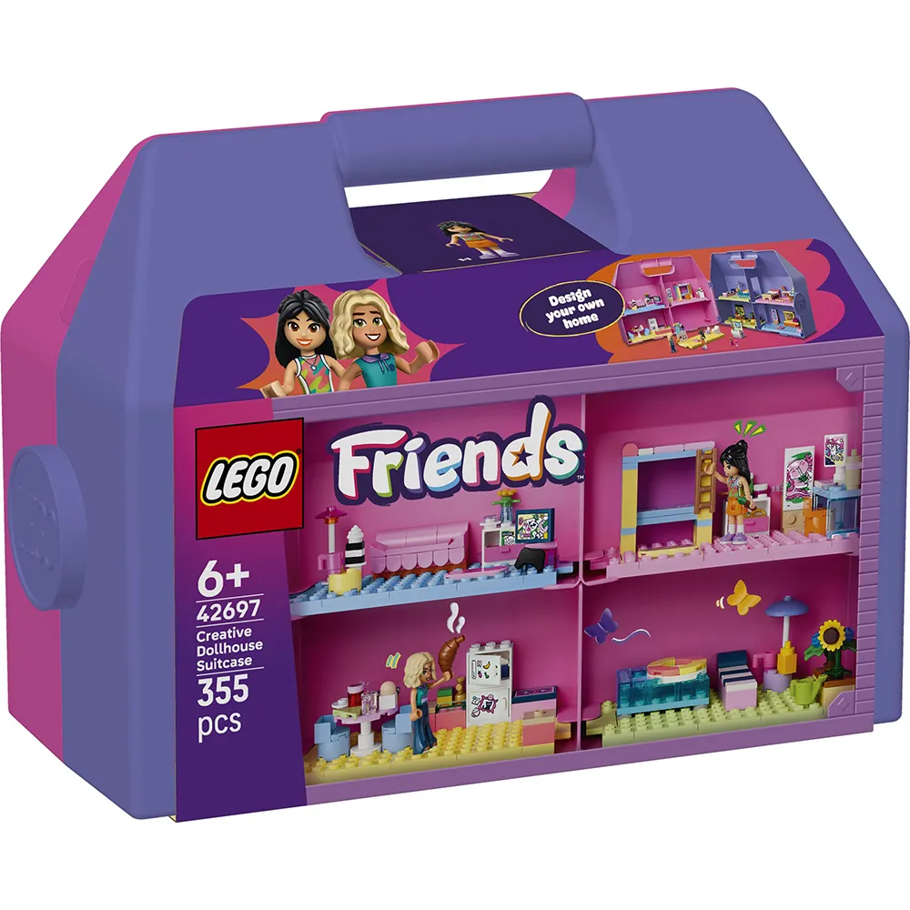【LEGO 樂高】42697 姊妹淘系列 - 創意手提娃娃屋