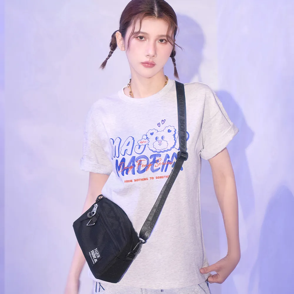 【MAJOR MADE】登峰小熊刺繡立體印花T(短袖上衣/圖案短T/T-Shirt)