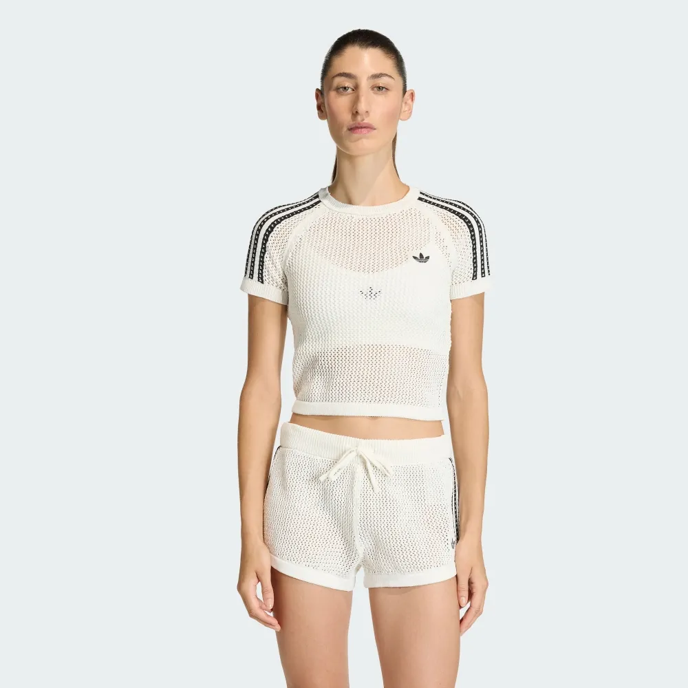【adidas 愛迪達】短袖上衣 T恤 女 - Originals KE0200